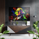 George Washington Brushed Aluminum Dibond Wall Art.